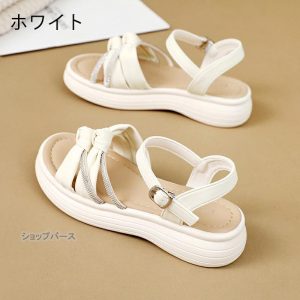 厚底 サンダル レディース 痛くない 軽量 通気性 ビーチ スリッパ スポーツサンダル 柔らかい 疲れない フラットサンダル 滑り止め リラックス