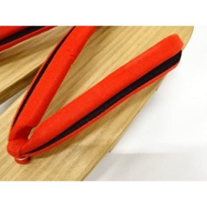 ys7408957;  鼻緒ビロード　下駄(23センチ)【着】