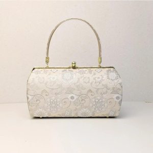 x和装 草履バッグセット フォーマル 帯地 唐草 ゴールド S/FREE/LLサイズ wks3